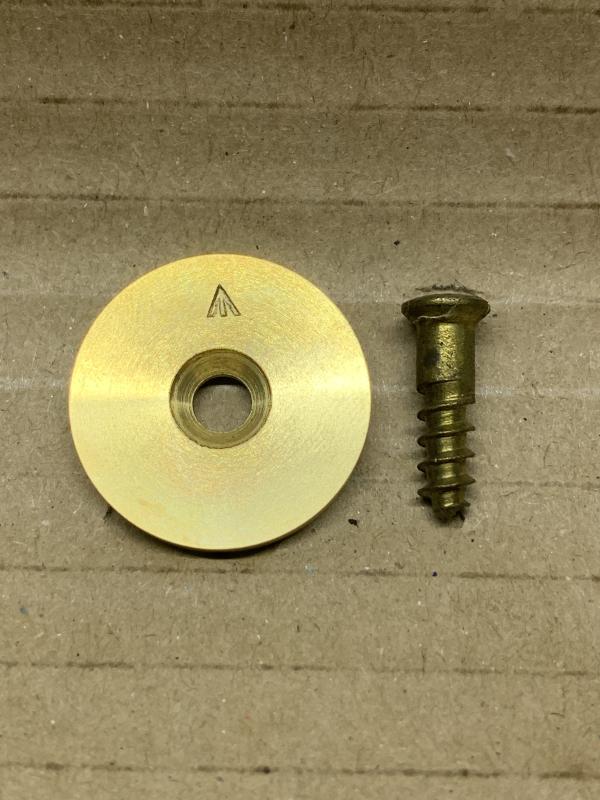 LEE ENFIELD SMLE BRASS BUTT DISC AND SCREW