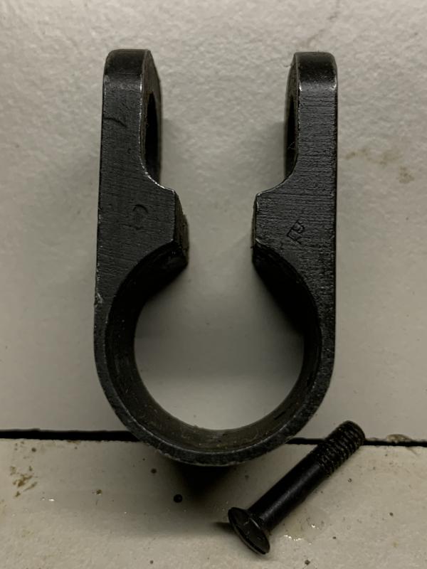 LEE ENFIELD NO4 FRONT SIGHT PROTECTOR AND SCREW  LONG BRANCH MARKED