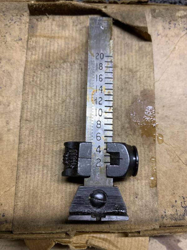 LEE ENFIELD WW1/WW2 ENFIELD SMLE NO1 MK3 REAR SIGHT LEAF AND SLIDER. UNUSED.