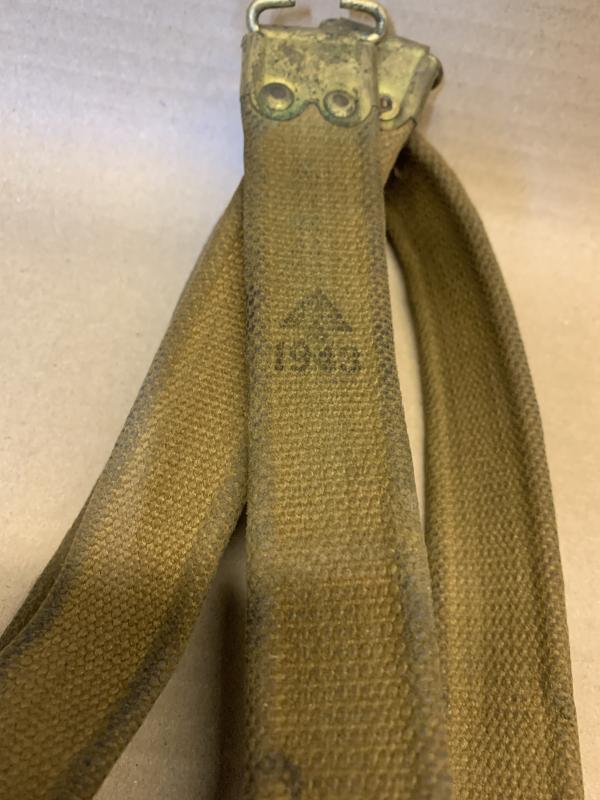LEE ENFIELD GENUINE No4/ SMLE SLING WITH 1943 NEW  BRITISH STAMP MARKINGS