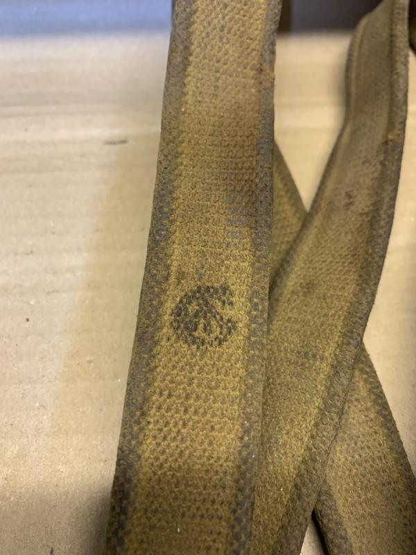 LEE ENFIELD GENUINE No4/ SMLE SLING. WITH NEW CANADIAN STAMP MARK.