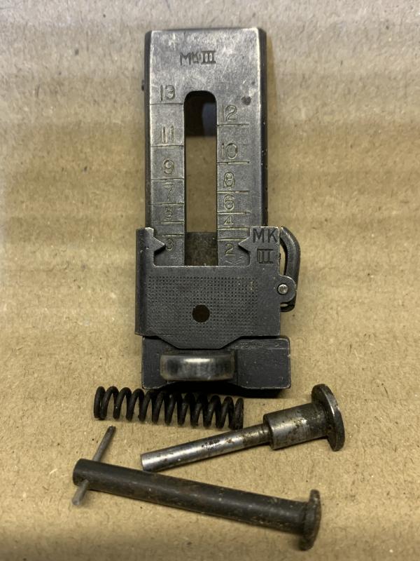 LEE ENFIELD No4 REAR SIGHT. LONGBRANCH CANADIAN MARKED