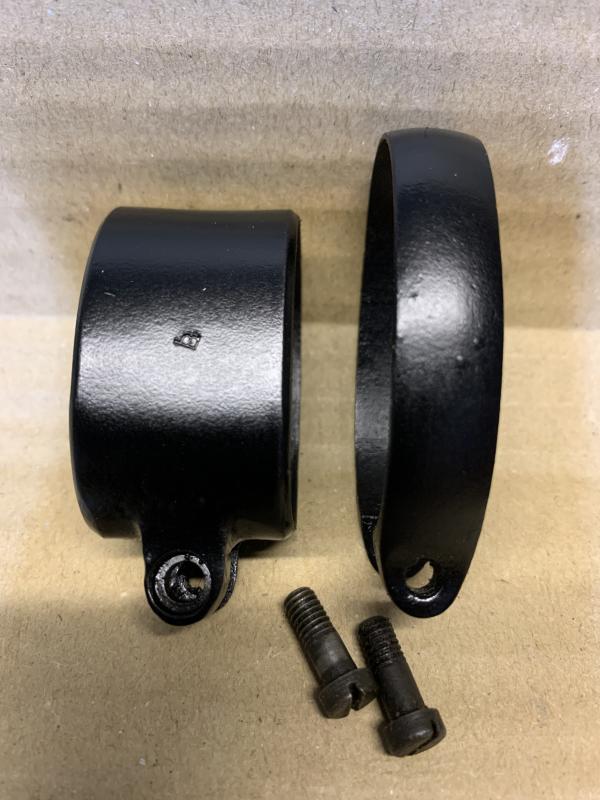 LEE ENFIELD No4 MILLED LONGBRANCH MARKED BANDS. BOTH LB MARKED...