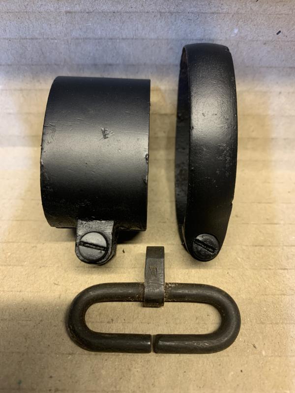 LEE ENFIELD No4 LONGBRANCH MARKED BAND SET. ALL PARTS LB MARKED